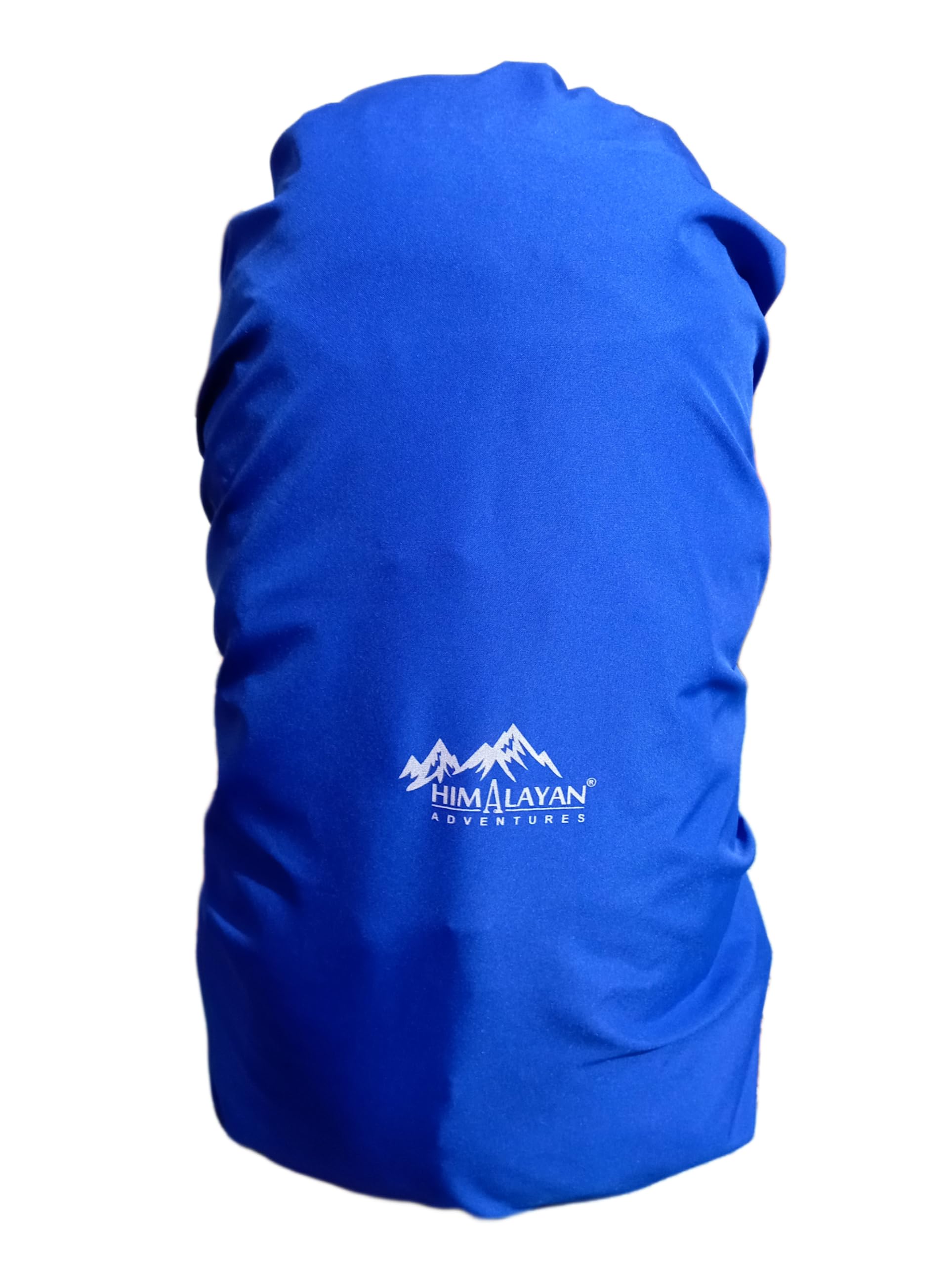 100% Waterproof 40 L to 45 L Rain Cover for Backpack Bags, Rainproof Dustproof Protector Raincover Elastic Adjustable Trekking, Camping, Hiking Bag Cover (40 to 45 L) (Blue)-picture-22