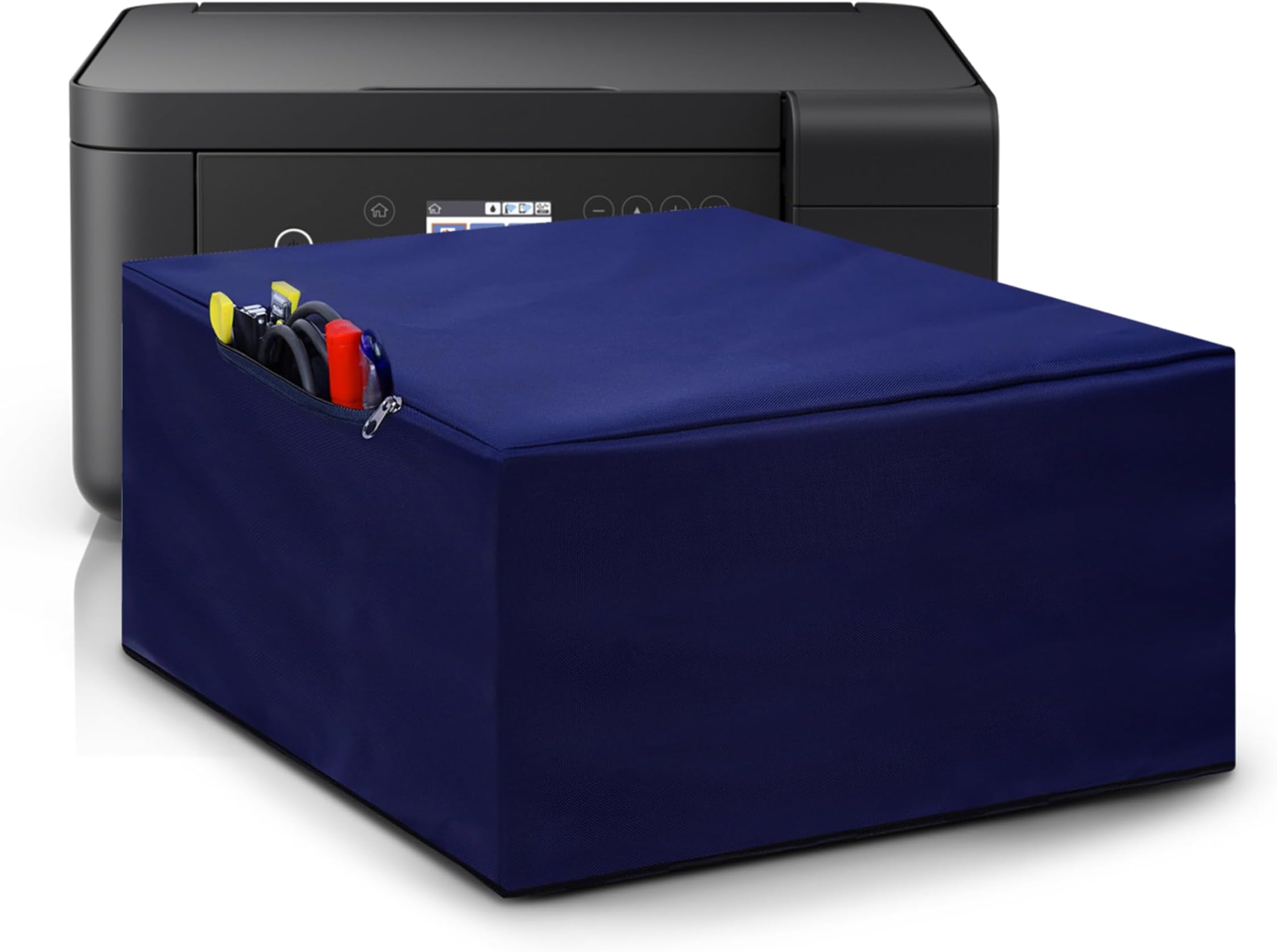 Alifiya Nylon Printer Cover for Epson L4260 / L4160 / L6160 / L3216 InkTank Multifunction Printer - Blue