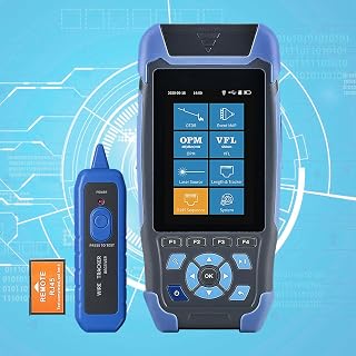FYBOPTWU - 1310/1550nm SM APC OTDR Mulit-Function Tester (9in1) Built in OPM/OLS/VFL/RJ45 Test, OTDR Test Rang 5m-60Km Dynamic Range 24dB/22dB Connector APC