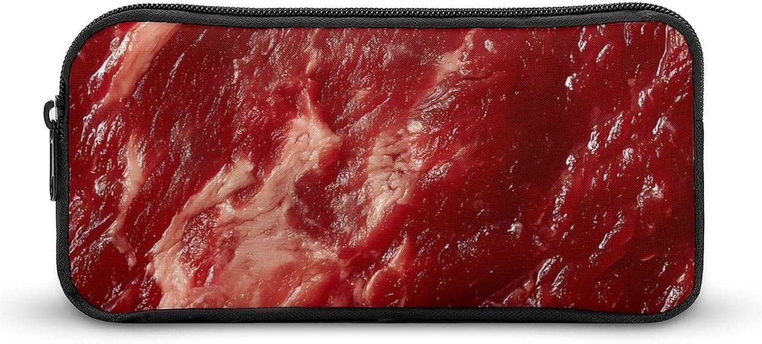 Meat Beef Travel Cosmetic Bag Makeup Bag