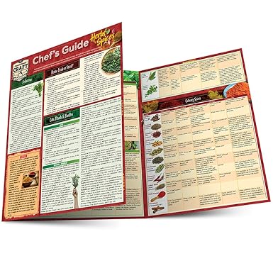 Chef's Guide to Herbs & Spices: a QuickStudy Laminated Reference Guide ...