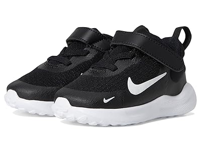 Nike Kids Revolution 7 (Infant/Toddler) Kids Shoes Black/White/White : 3 Infant M, Synthetic