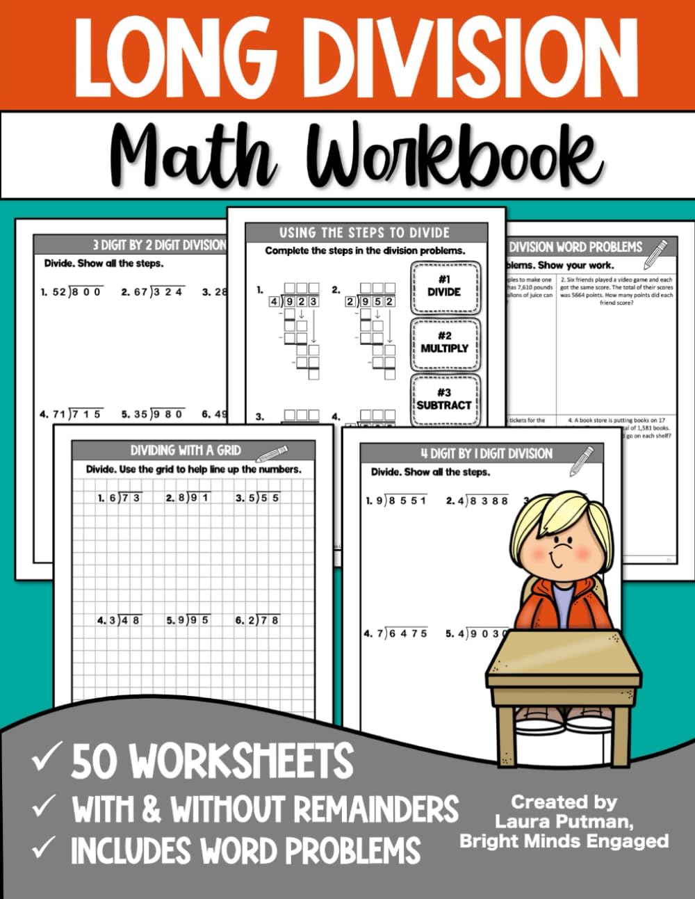 Math Workbook Long Division