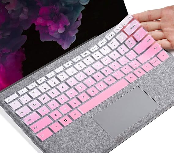 CaseBuy Keyboard Cover Skin for 2021 2020 Surface Pro 7+ 12