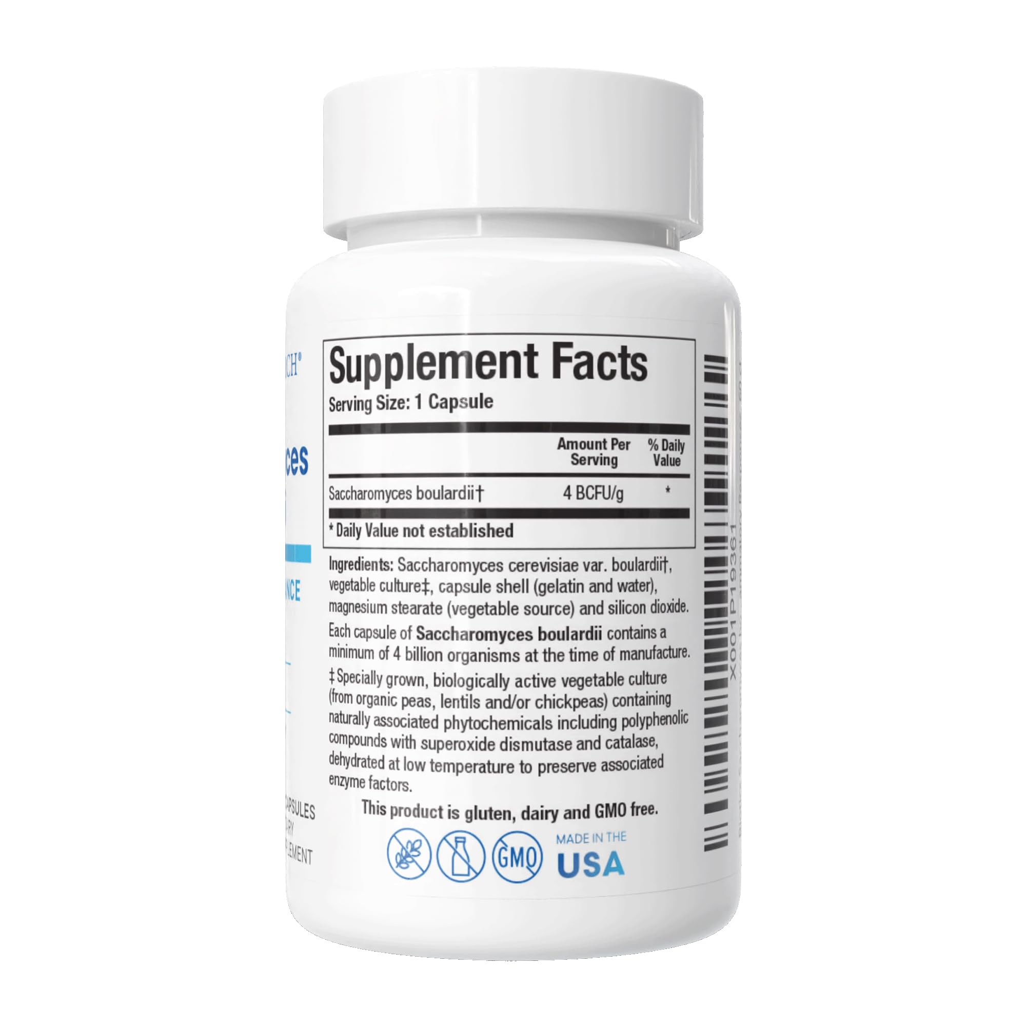 BIOTICS RESEARCH Saccharomyces boulardii Probiotics 235 Mg - 60 Capsules — Amazon image 2