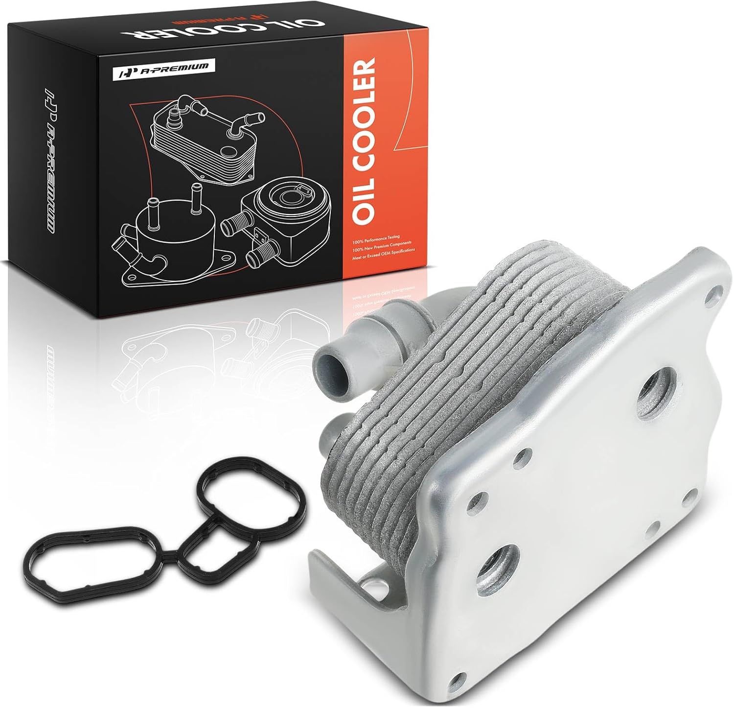 A-Premium Engine Oil Cooler Compatible with BMW E36 Series 318i 1998 E81/E87 Series 120i 2006-2012 L4 1.9L 2.0L