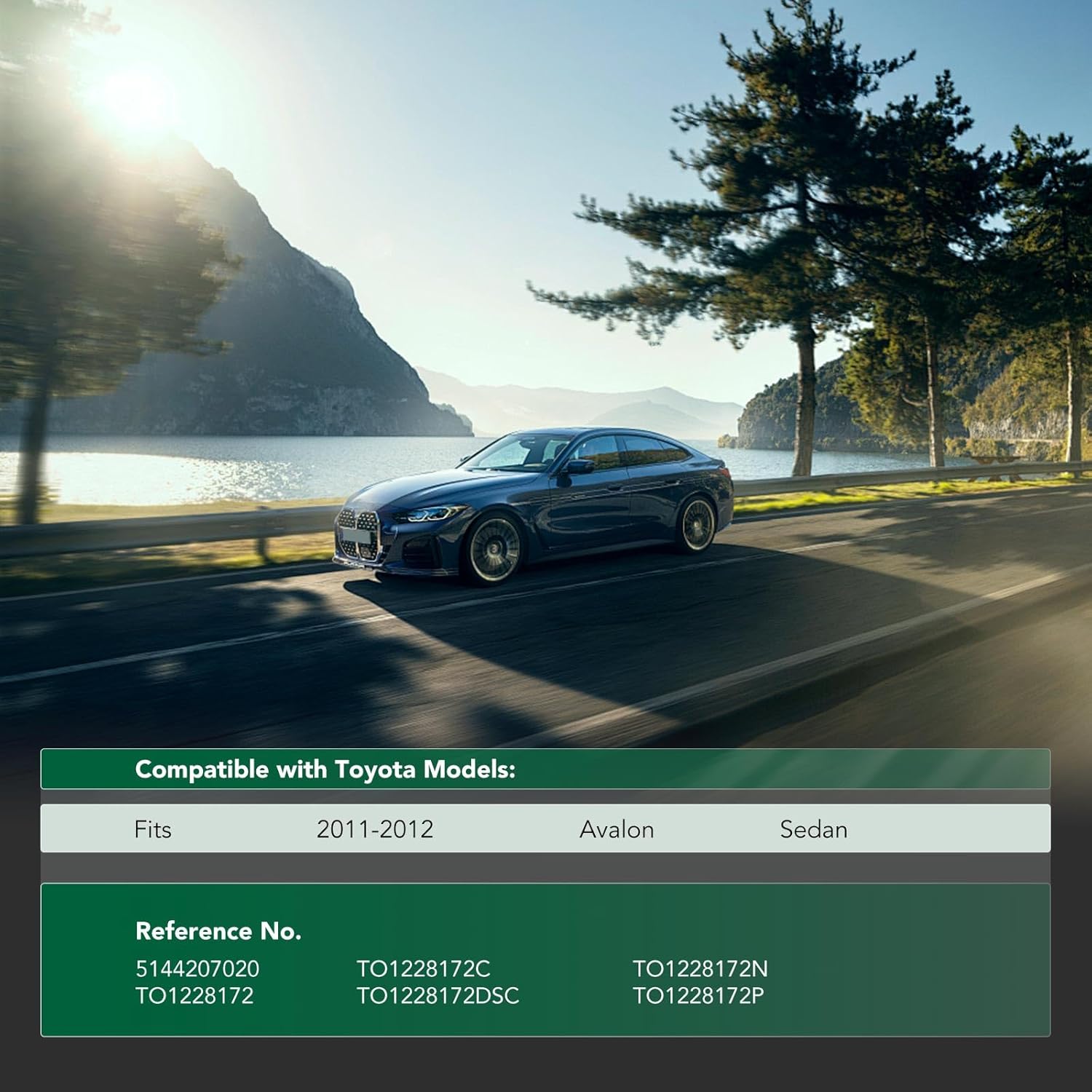 YHTAUTO Left Driver Lower Side Engine Splash Shield Compatible with Toyota Avalon 2011-2012 Sedan, Plastic Splash Guard Engine Case Guards