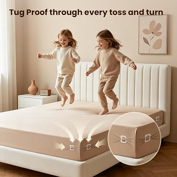 4PC-Bed Sheet Holders,Secure Bed Sheets,ABS Material,One-Time Installation
