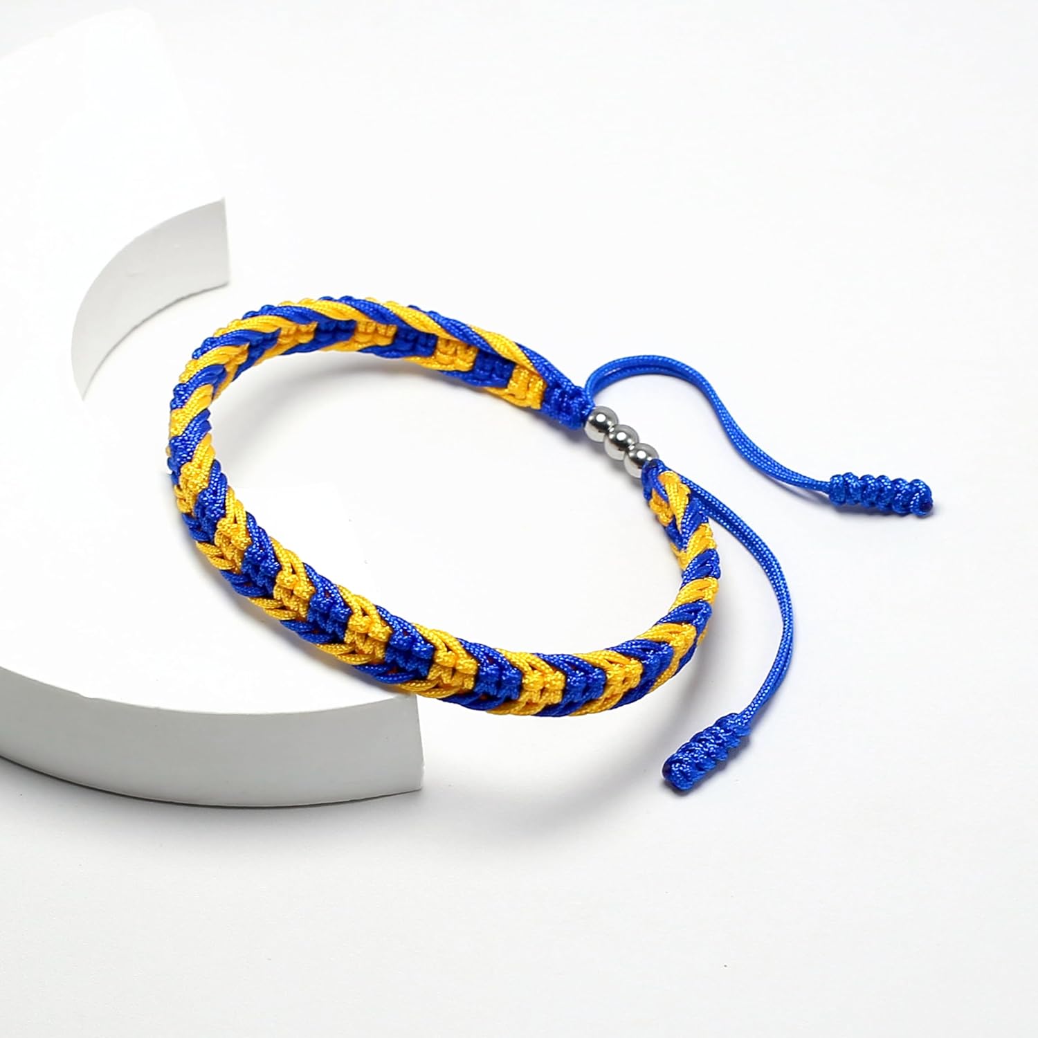 LAMIBEE Country Proud, Country Flag Color Tibetan Wrist Wrap Bracelet, Amulet and Boho Style Rope Bracelet and Bangles for Women, Men, String Thread Bracelets - Image 2