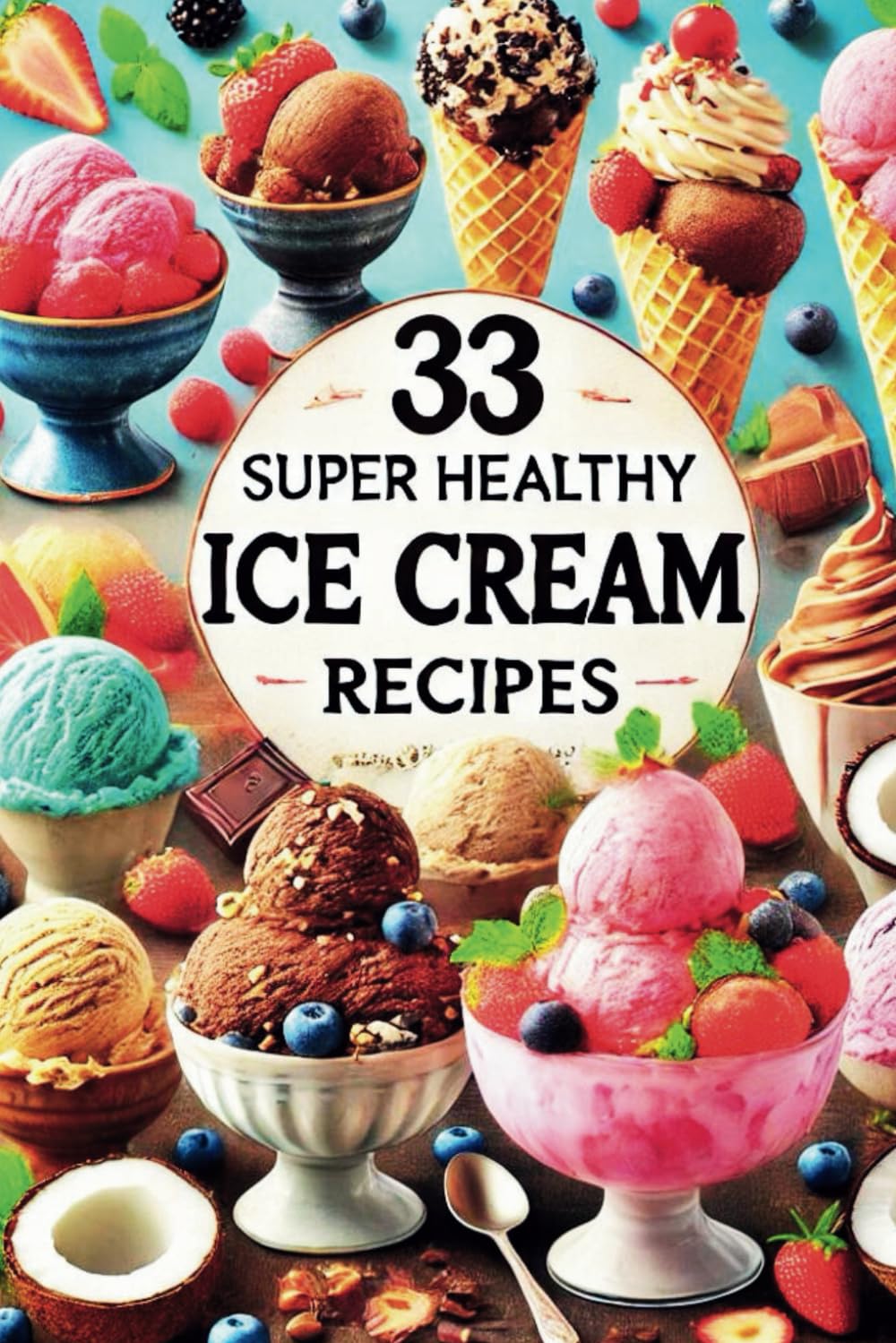 33 Super Healthy Ice Cream Recipes: Create Guilt-Free Homemade Ice Cream with Simple, All-Natural Ingredients for Every Diet: Discover Delicious and ... Ingredients, Perfect for Every Diet!