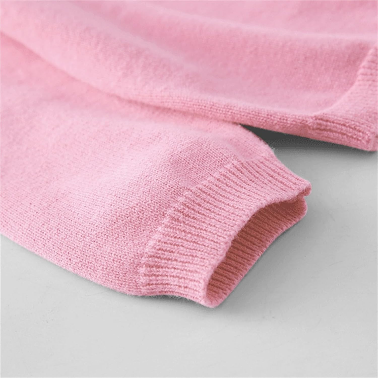 Girl's Cute Heart Knitted Sweaters Open Front Long Sleeve Graphic Cardigan Sweater