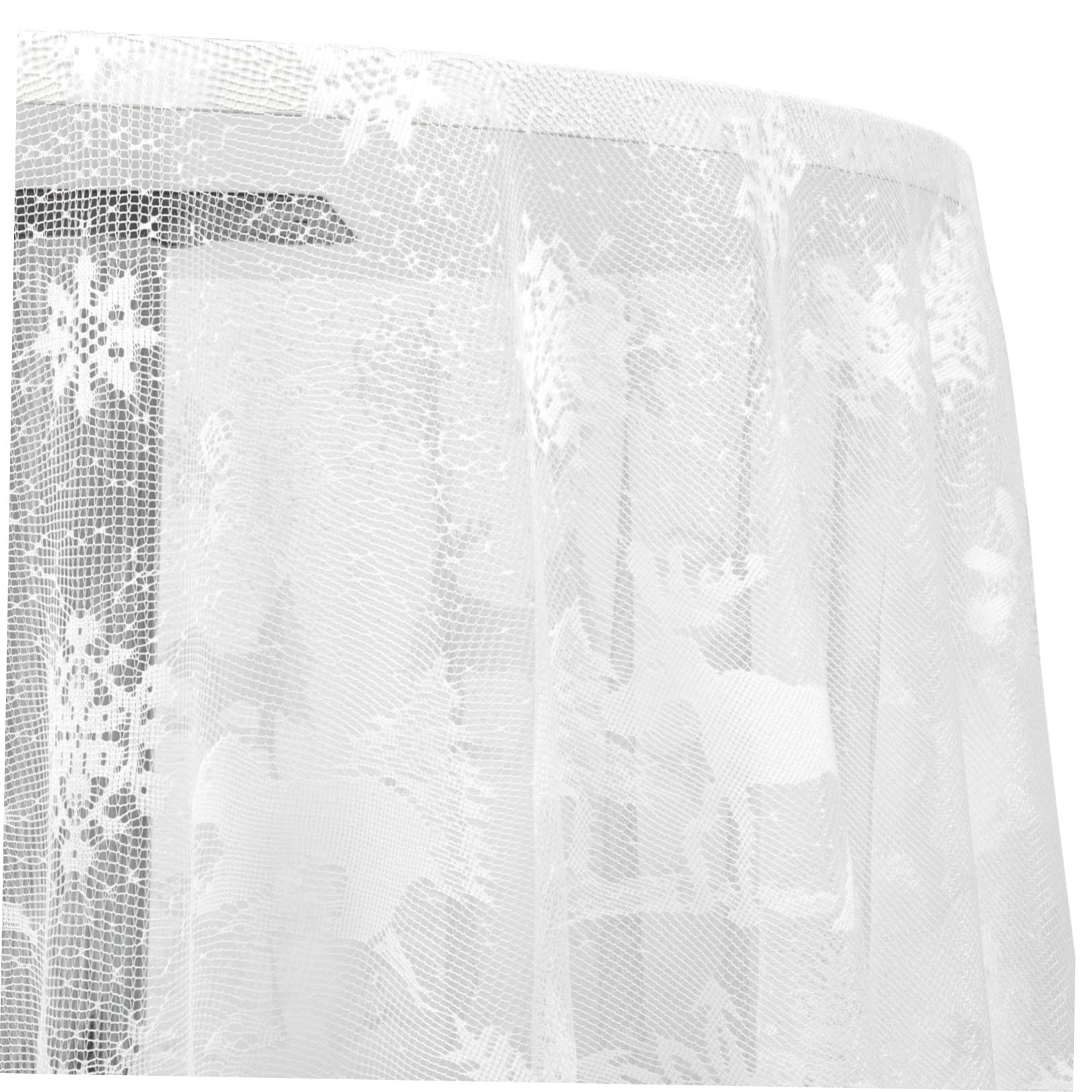 Décorations de mariage raffinées avec la nappe en dentelle PRETYZOOM haut de gamme