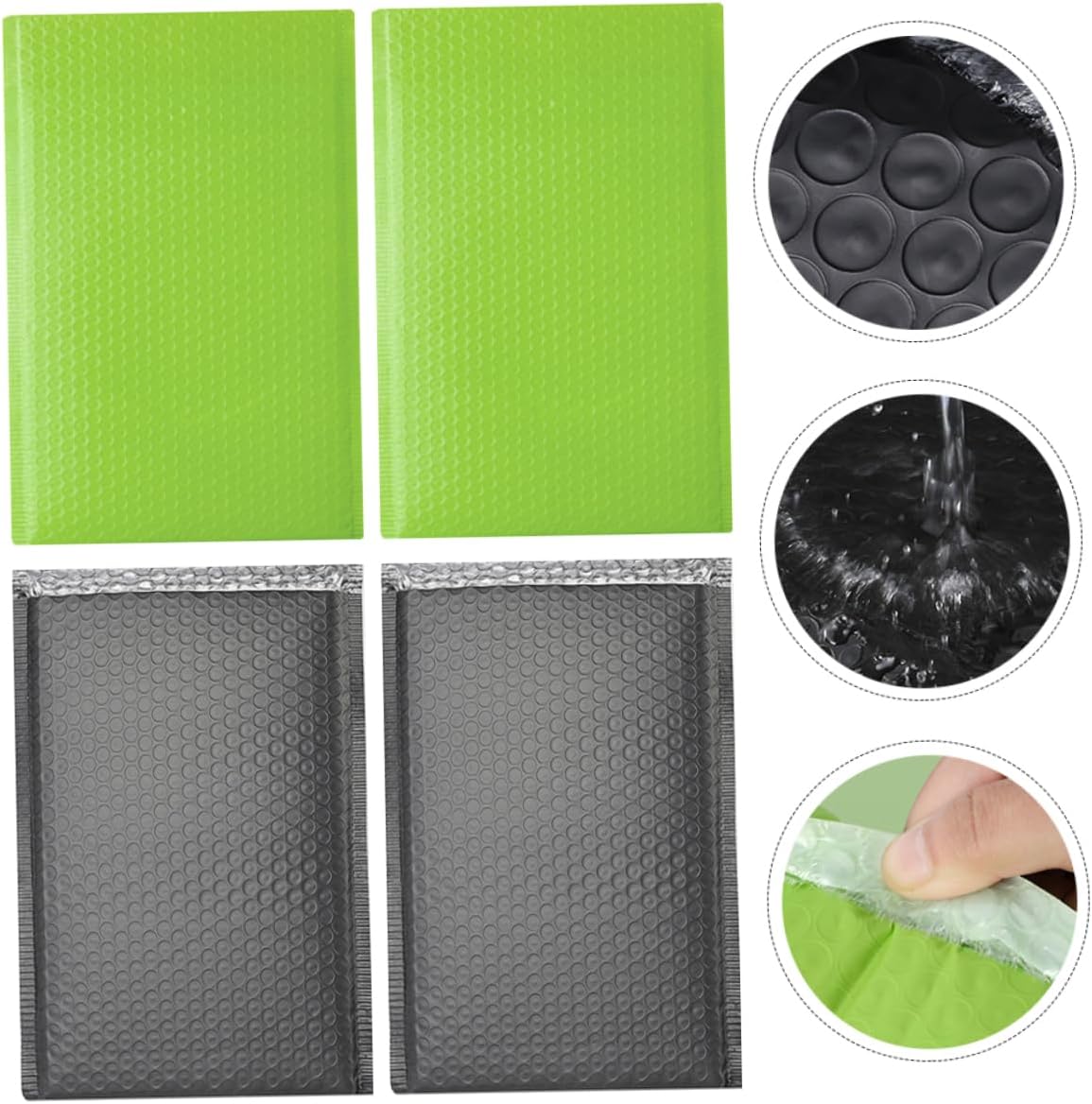 20Pcs Bubble Pouch Thickened Matte Bag for Shipping Protection for Books and Fragile Items