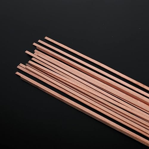 Miniatura 6 de BLUEFIRE BCuP-2 - Varillas de soldadura de aleación de soldadura de cobre de fósforo automático de 1/2 libra, sin necesidad de fundente, 0.050 x 1/8