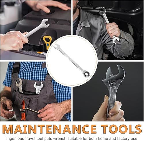 Miniatura 8 de UKCOCO Llaves métricas de trinquete llave 732 llave de trinquete llave de plata llave inglesa herramienta 0.315 in llave de trinquete 0.315 in llave