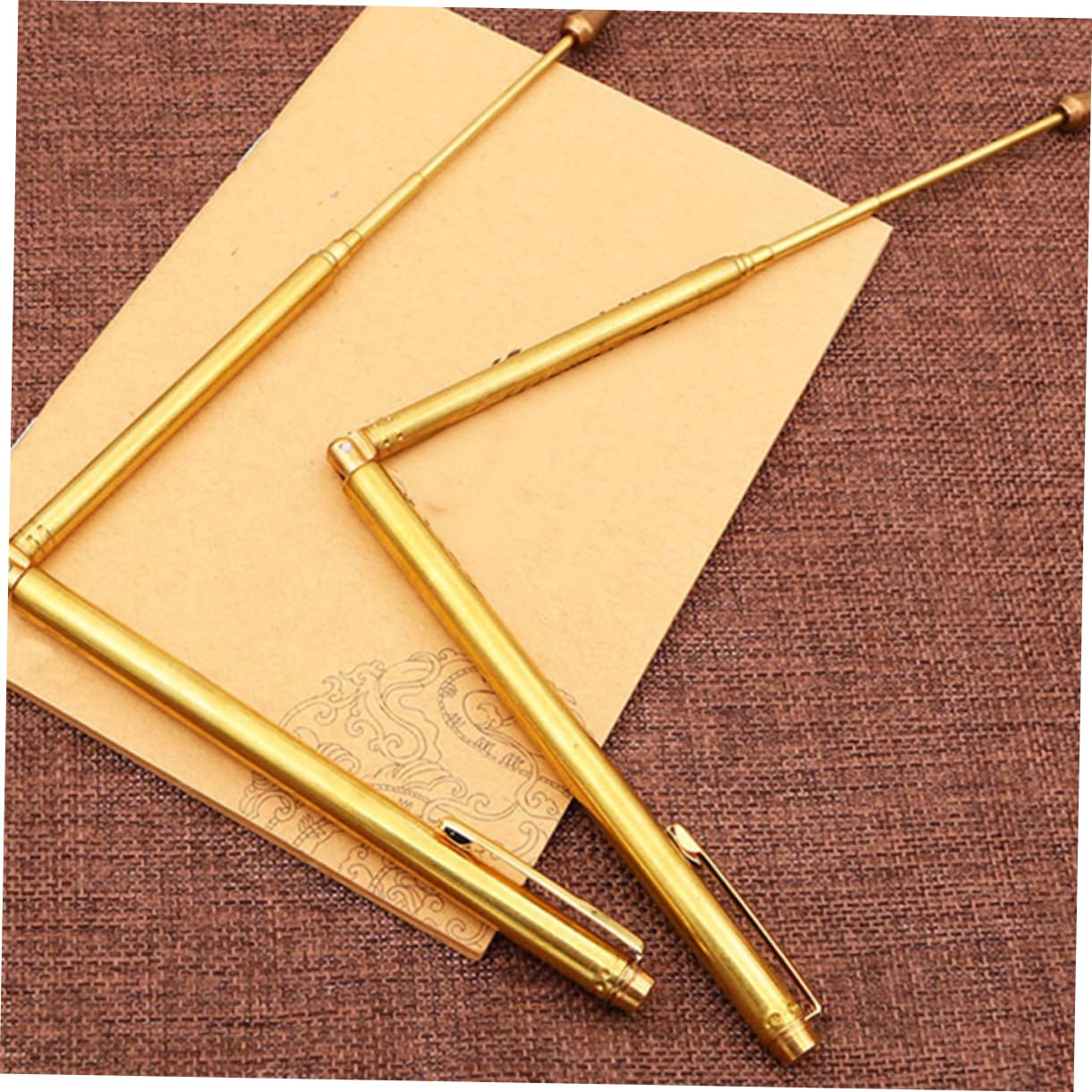 4pcs Retractable Dowsing Rods for Locating Lost Items Portable Divining Rods for Water Treasure and Spiritual Use