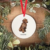 Vista 9 de Adorno Golden Retriever, adorno personalizado para perro, adorno personalizado Golden Retriever, regalo del propietario de Golden Retriever, Golden