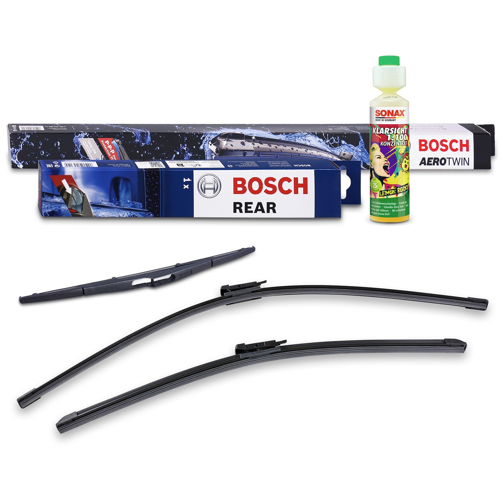 BOSCH Wischer vorne +hinten +Scheibenreiniger 31185399 | Kompatibel mit: OPEL ZAFIRA / ZAFIRA FAMILY B, ZAFIRA B Kasten/Großraumlimousine