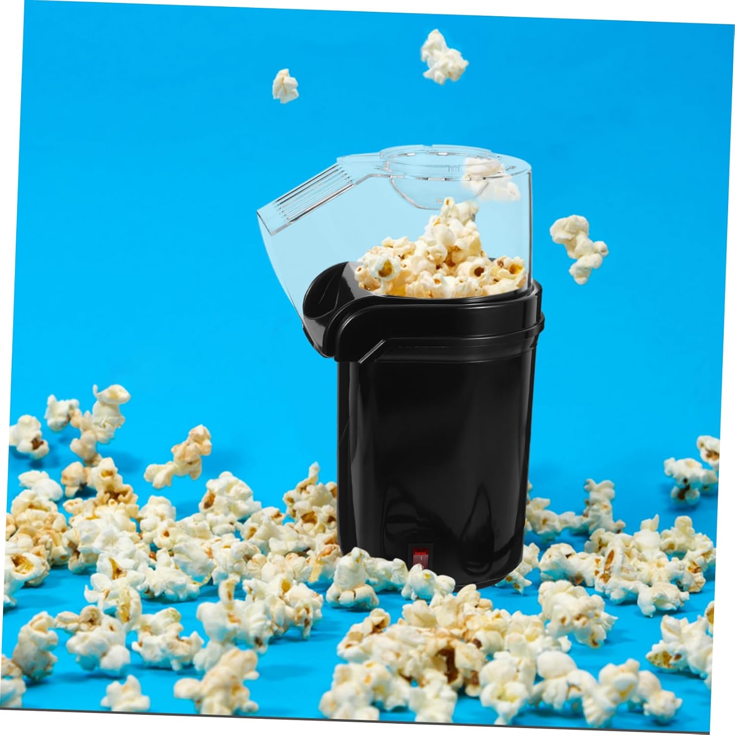 KICHOUSE 110v Electric Popcorn Popper Maker Mini Hot Air Popcorn Machine for Home