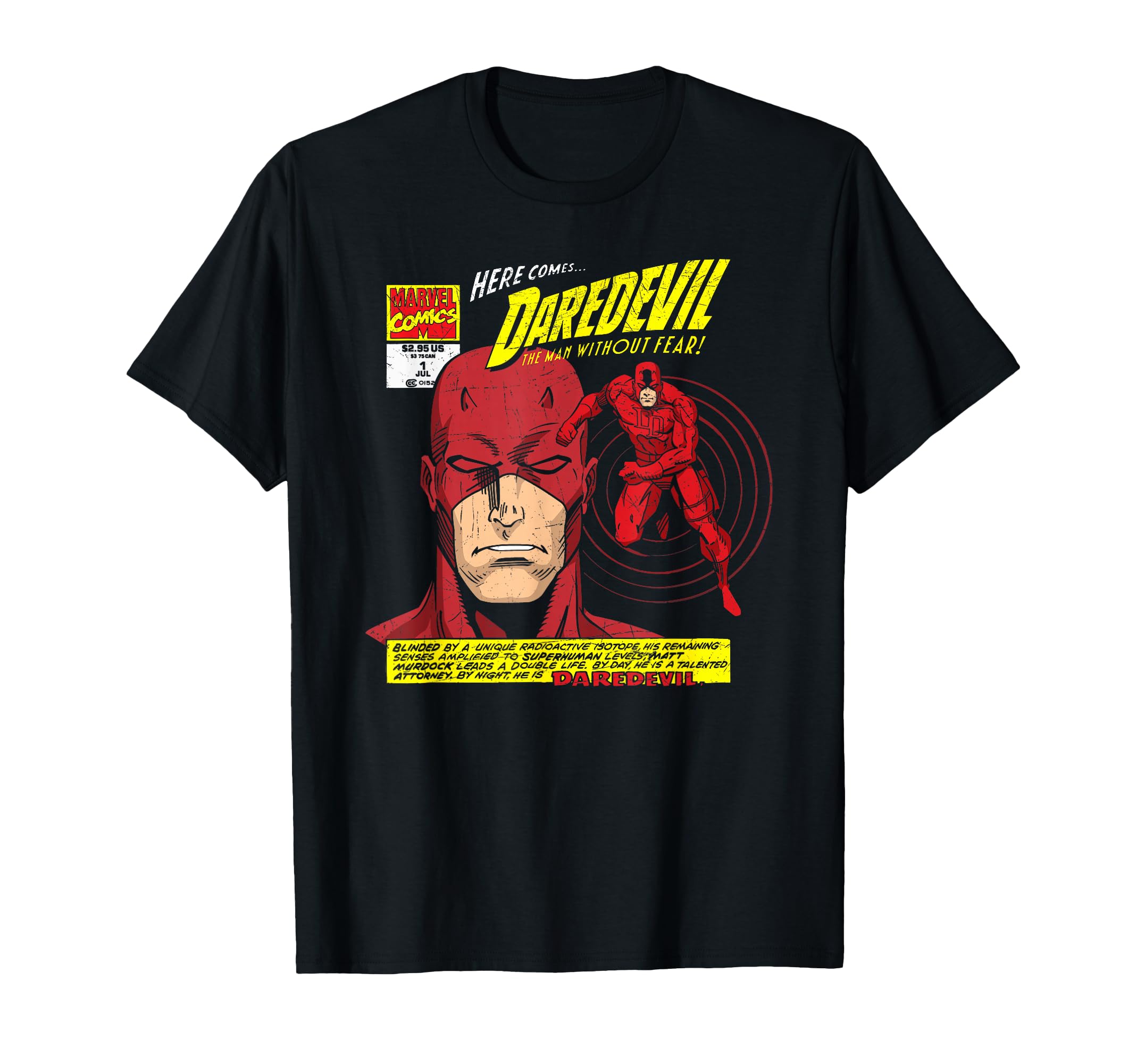 Amazon | マーベル デアデビル コミック ブック Tシャツ Tシャツ | T 