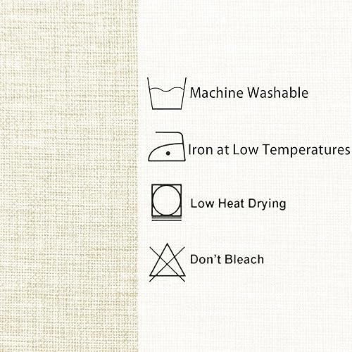 Miniatura 6 de Hiasan Mantel rectangular de lino sintético, resistente a las arrugas y a las manchas, mantel lavable para cocina, comedor, mantel de vacaciones