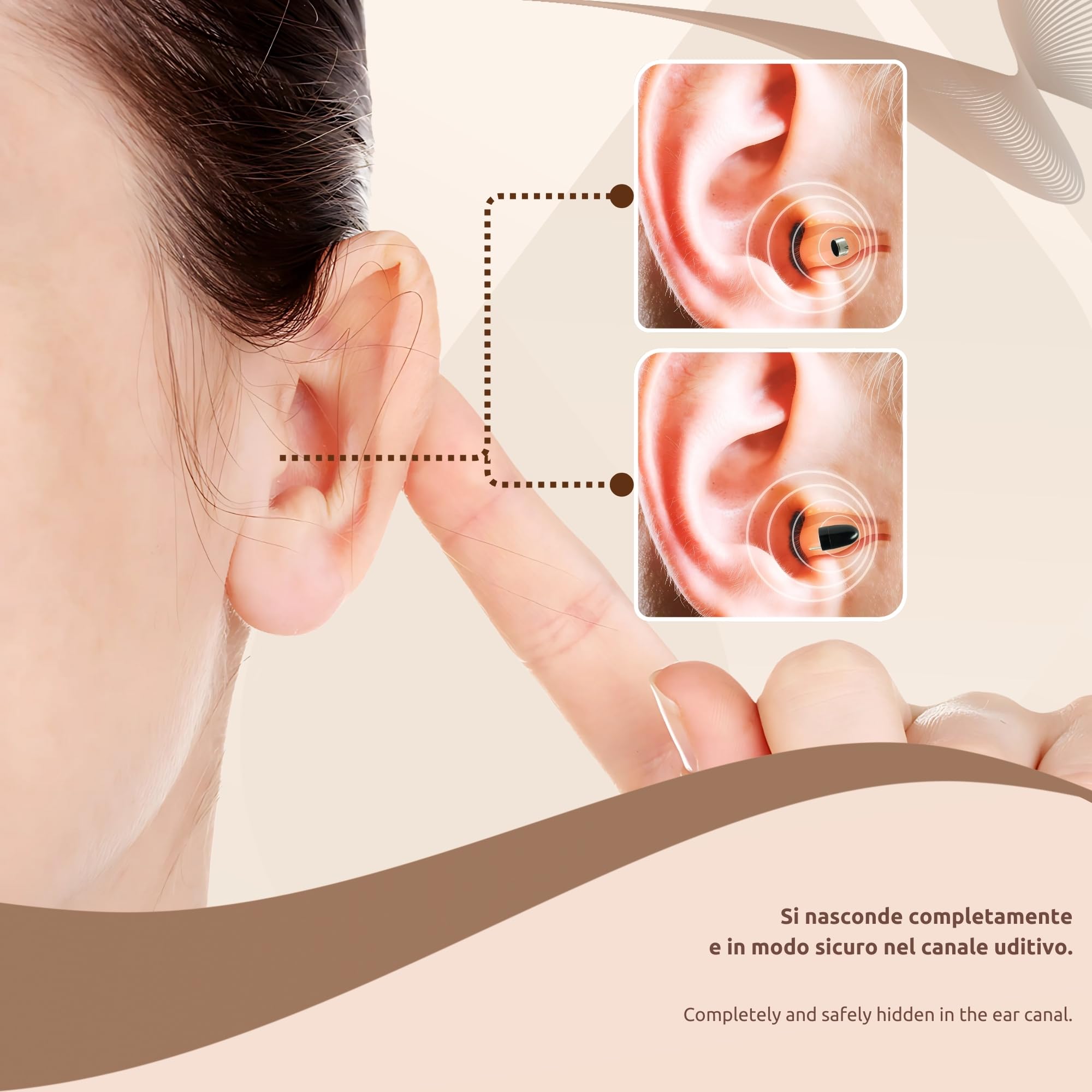 PingaOculto Auricolari Bluetooth Telefono (Nano V4 + Vip Pro UltraMini) | 2 microauricolari (Nano e Vip Pro UltraMini), Senza fili, Microfono integrato, Pulsante multifunzione, Registrazioni