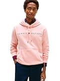 Men's Long Sleeve Fleece Logo Pullover Hoodie Sweatshirt