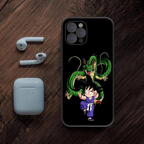Miniatura 5 de Funda negra de TPU con imagen de personaje de dibujos animados de anime de colores ricos, exquisita artesanía y textura cómoda compatible con iPhone