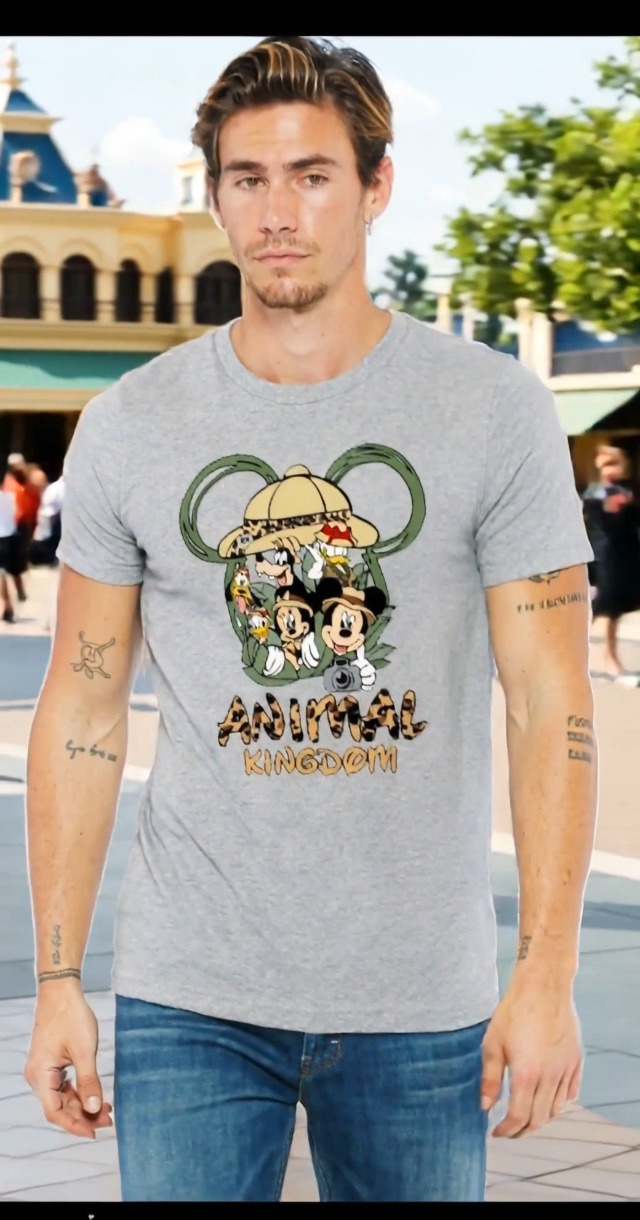 Amazon.com: Animal Kingdom Mickey and Friends Shirt, Safari Shirt