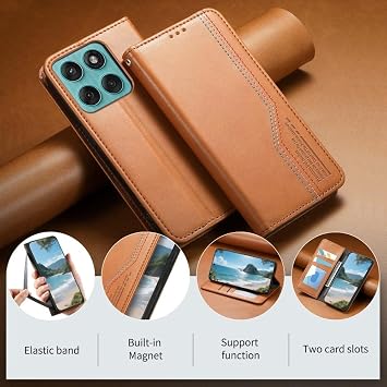 Xiaomi Redmi 14C 4G用のジェネリック互換カラー:ダークグリーン スタイリッシュなレザー磁気ウォレットフリップバックケースプレミアム