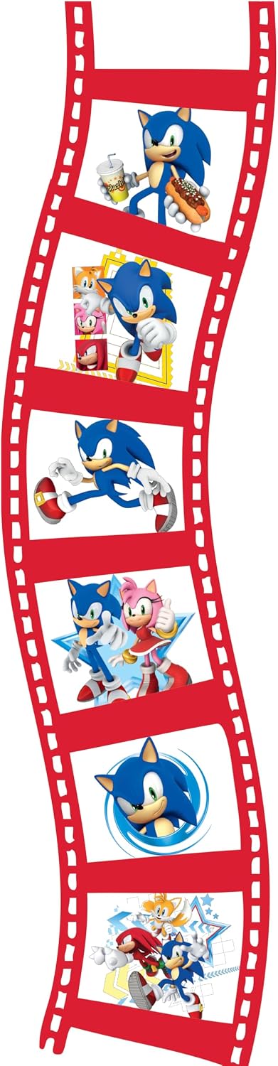 Lexibook Sonic Projektor bajek LTC050SN 3 krążki z bajkami 24 obrazy latarka motyw Sonic