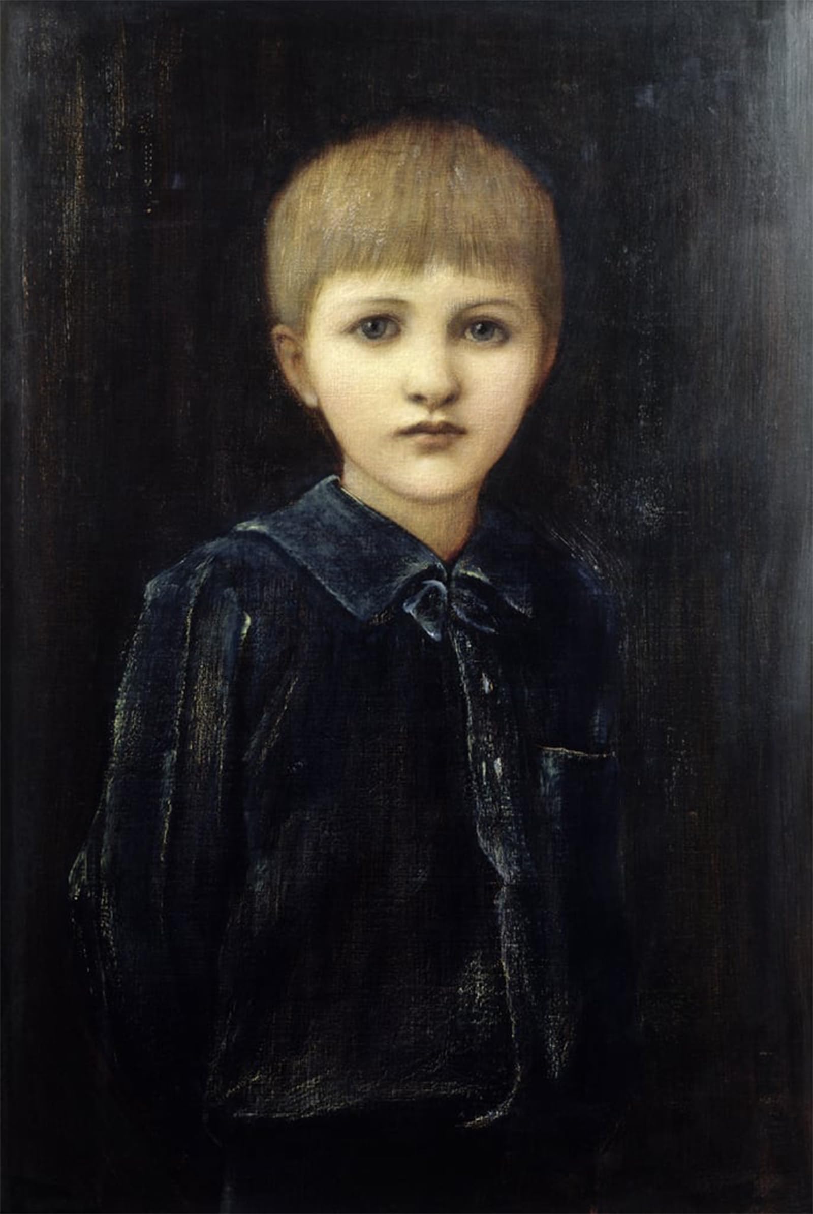 IPLUPJDY Vintage Picture Wall Canvas Prints Painting on Canvas Portrait of Denis Mackail Grandson of the Artist by Edward Burne Jones Picture Art Prints for Wall Decor 60x90cm