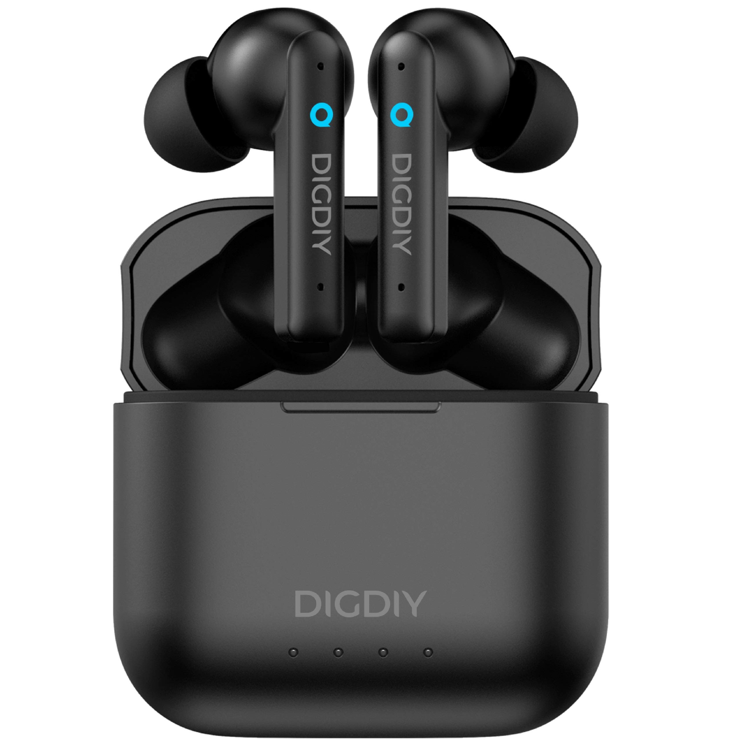 DIGDIY Wireless Earbuds [2021 Upgraded] Active Noise Cancelling Bluetooth 5.2 Earphones ANC in-Ear Headphones ENC Clear Ca...