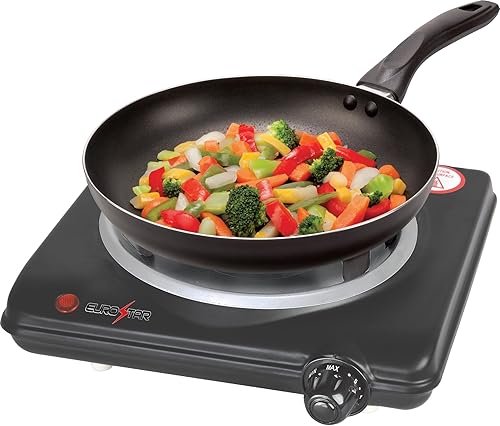 Miniatura 1 de ES101BK solo quemador con placa espiral