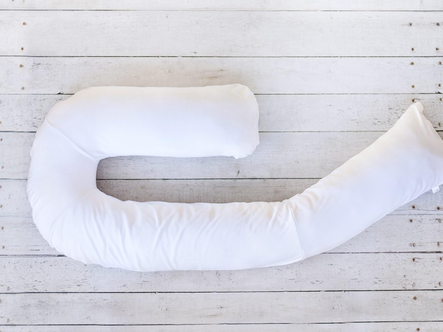 Bump Nest Pregnancy Pillow (Pure White)