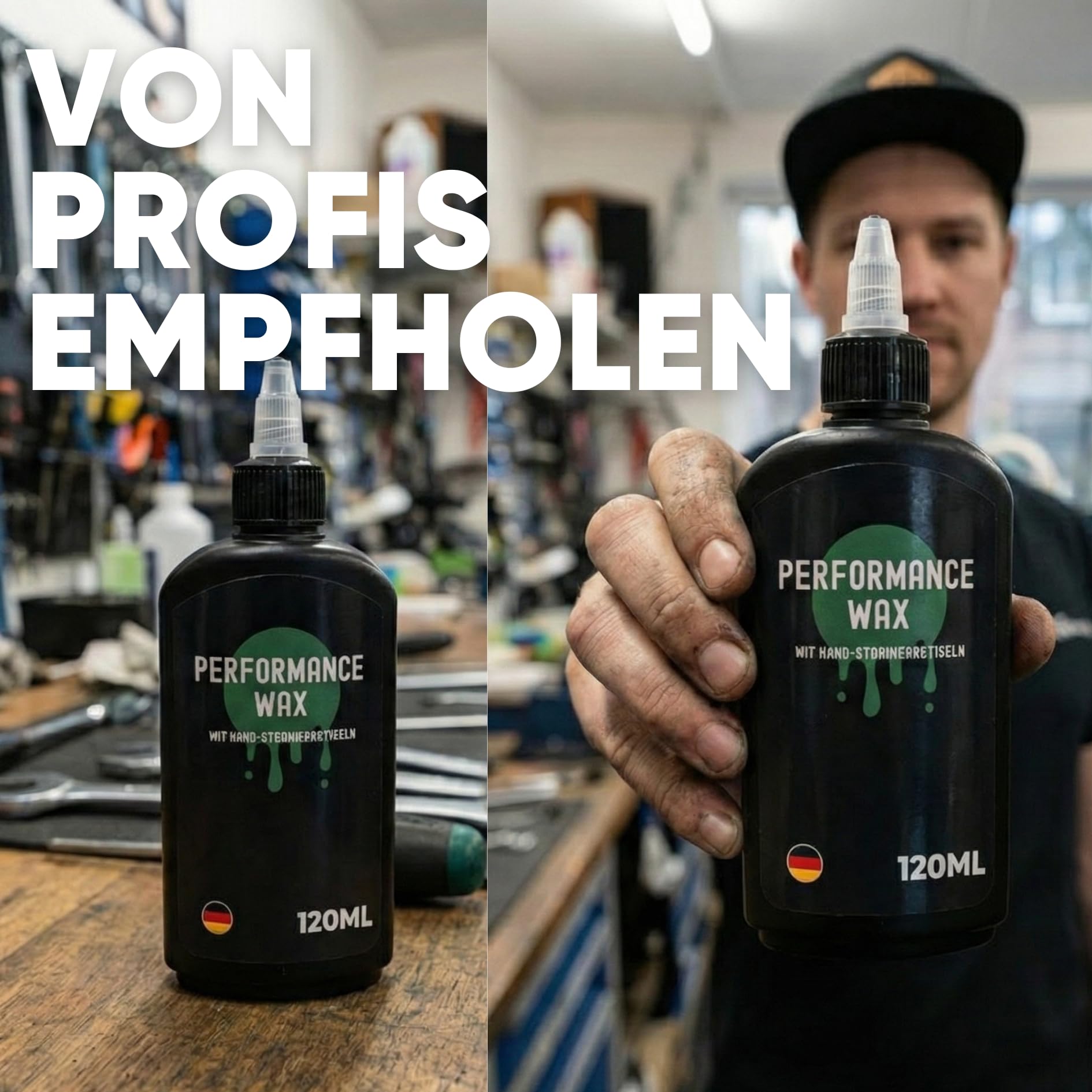 24SENDIT Flüssiges Kettenwachs für Fahrradkette 120 ml – mit Nano-Keramikpartikeln. PTFE-frei, reduziert Reibung, schützt vor Verschleiß. Für Rennrad, MTB, Gravel & E-Bike Fahrradkette