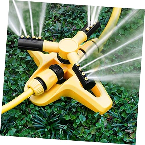Miniatura 6 de Rociador de césped rotatorio Dispositivo automático de riego por encima del suelo con base estable para riego y mantenimiento de jardín