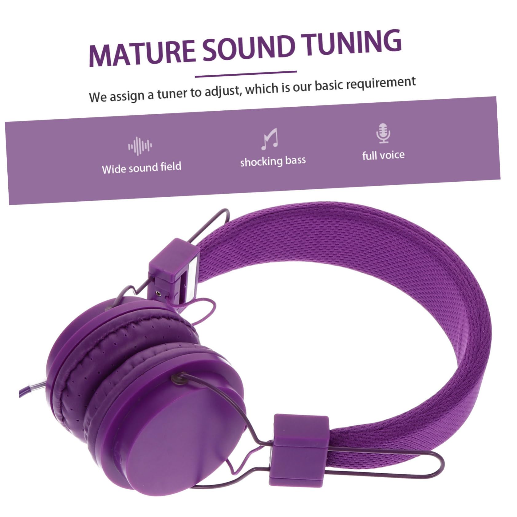 Homoyoyo Cuffie Cablate Overear Cuffie Filo per Gaming Trasmissione Audio Stabile e Veloce Resistente all Usura Design Leggero e Traspirante Comodo per Ore di Utilizzo per Computer
