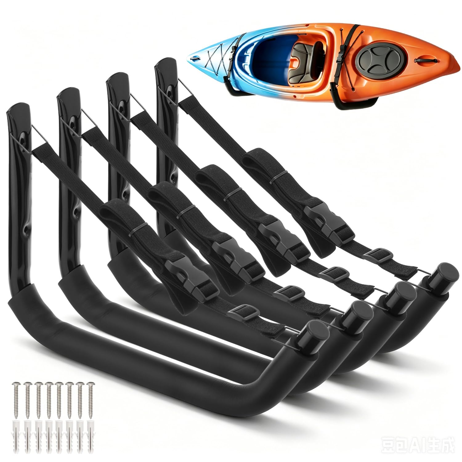 Vahodegn 4-Hook Kayak Rack