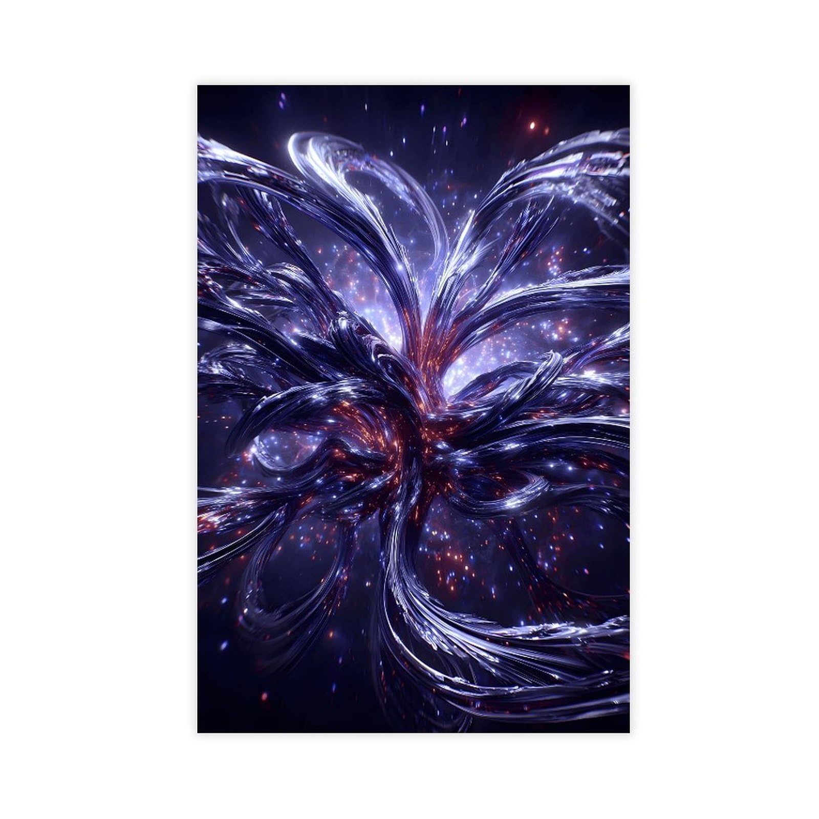 Jfecth Unframe-Style Supernova Poster Canvas Poster For Bedroom Decor Gift
