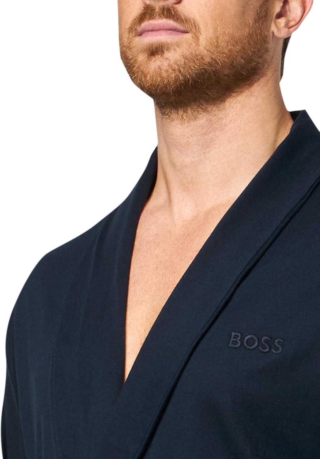 BOSS Men's Shawl Collar Cotton Robe