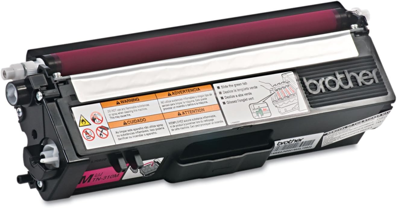 Brother Genuine TN310M Color Laser Magenta Toner Cartridge