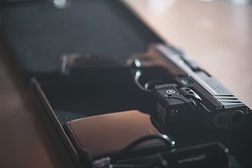 Miniatura 5 de Lockdown Bóveda de pistola con construcción de acero, aprobación de la TSA y certificación del Departamento de Justicia de California para