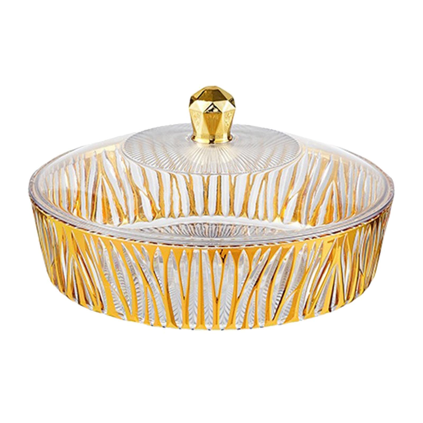 Plateau avec couvercle pour coupe à fruits corbeille de table et conservation cuisine