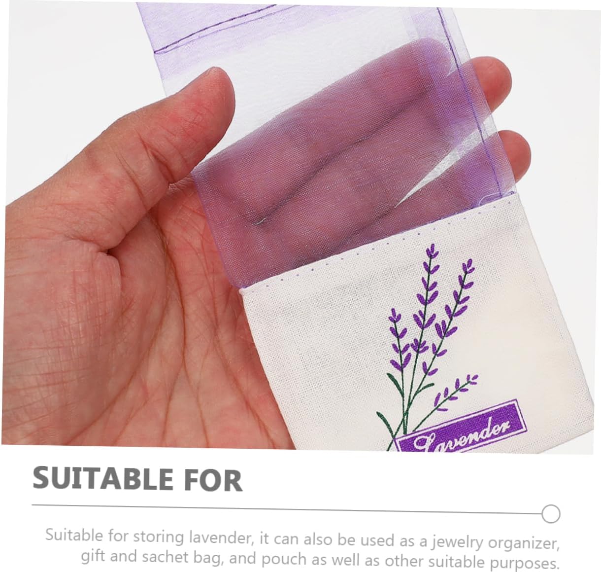 PRETYZOOM 50pcs Lavender Sachets Empty Bags for Home Fragrance Lightweight Portable Pouches for DIY Spices and Clothes Stylish Storage for Home and Car