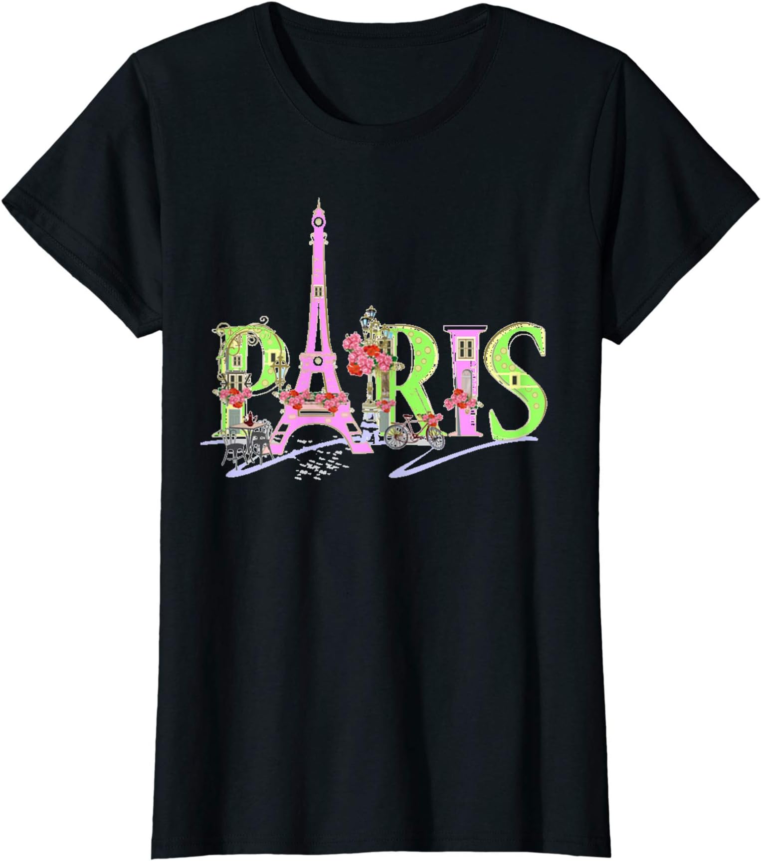 Gifts of ParisParis Eiffel tower French traditions Paris Streets T-Shirt T-Shirt
