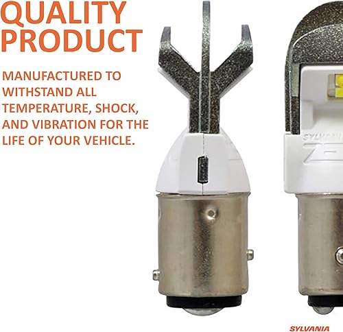 Miniatura 47 de Focos de luz LED blanca x 2 unidades, Sylvania Zevo 921 T-10 W5W, 1156, Blanco