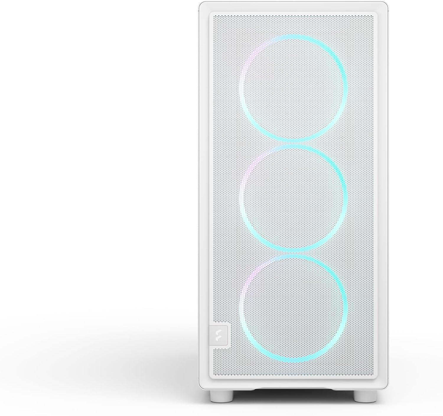 Fractal Design Epoch XL White RGB - Tempered Glass Clear Tint - High Airflow PC Gaming Case - Mesh Front Panel - Three Momentum 14 RGB Fans