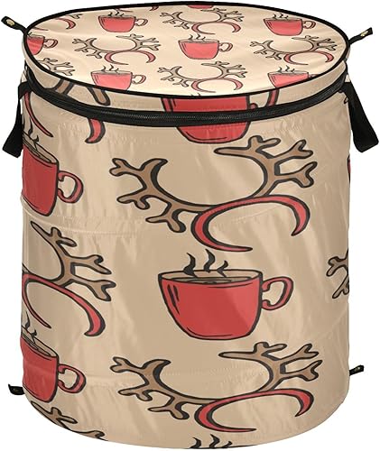 bins Decoracion collapsable storage bins with lids for cloth Cups Hot Tea Christmas,cajas plegables para almacenar