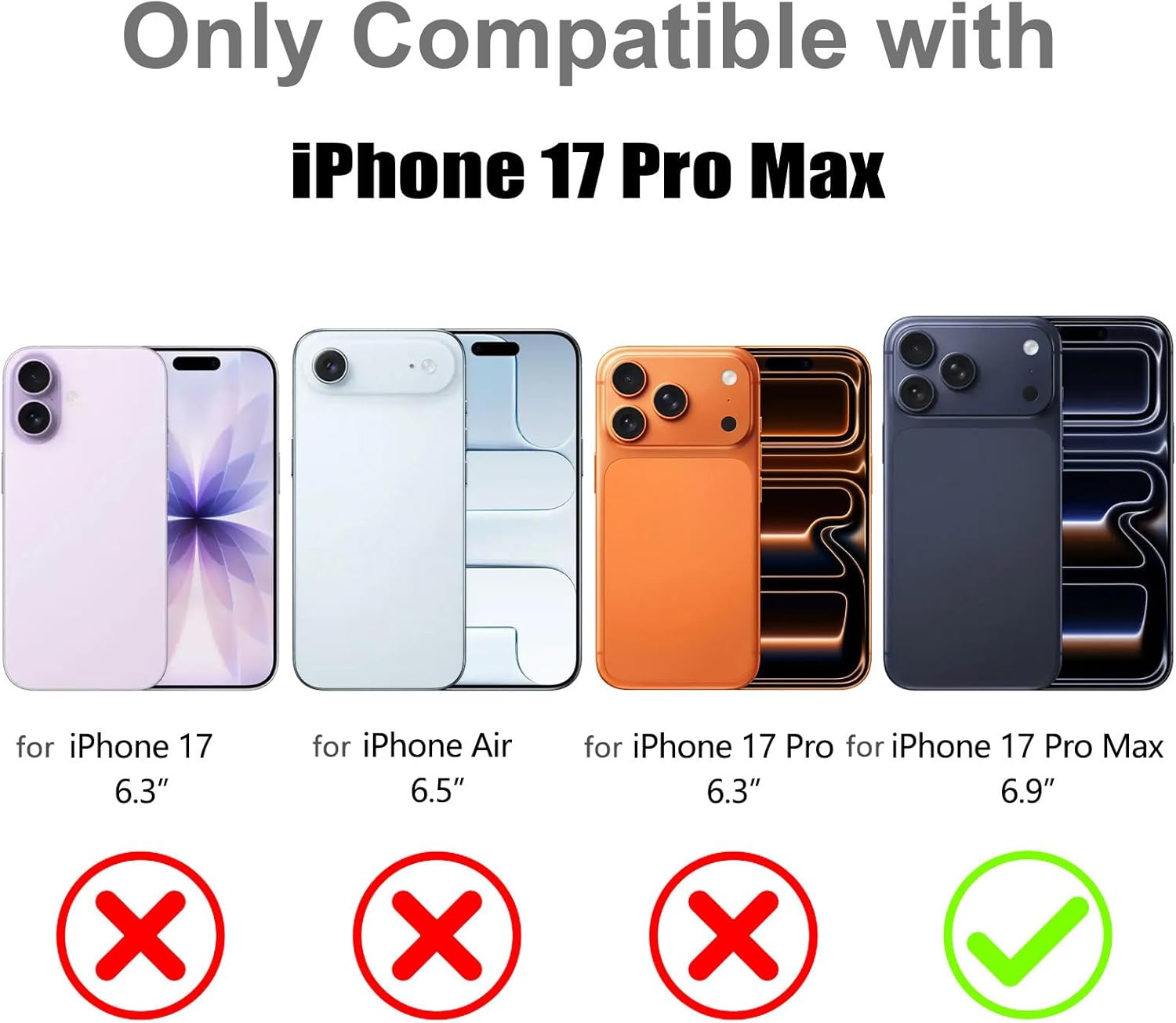 Magnetic for iPhone 17 Pro Max Case [Compatible with Magsafe] Cute Cheetah Leopard Print Pattern Design, Full Body 2 in 1 Shockproof Scratch Resistant Protective Cover for Women Men, Orange